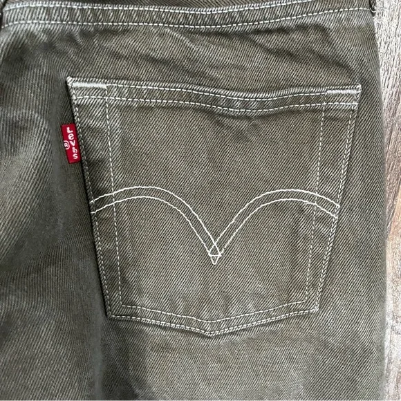 Levi's 501 Men's Jeans 31x30, Brown, Button Fly, Straight Leg, Denim - Picture 8 of 9